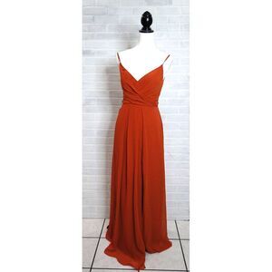 Azazie Nina Bridesmaid/Prom Dress - Paprika - Size‎ A4 - Chiffon New With tags
